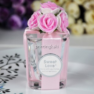 Favor Shot Glass " Decor Rose Glint " ( XL-902 )