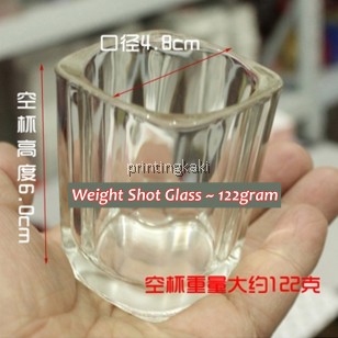 Favor Shot Glass " Decor Lavender " ( XL-903 )