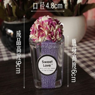 Favor Shot Glass " Decor Floral " ( XL-904 )