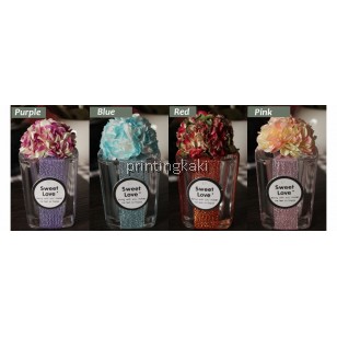Favor Shot Glass " Decor Floral " ( XL-904 )