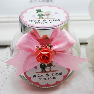 Favor Bottle " Pink Custom Tag " ( CX-093 )