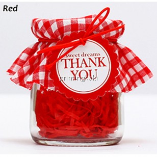 Favor Bottle " Polka Fabric TQ " ( DM-082 )