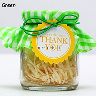 Favor Bottle " Polka Fabric TQ " ( DM-082 )