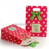 Paper Bag " Polka Bear " ( DQ-508 )