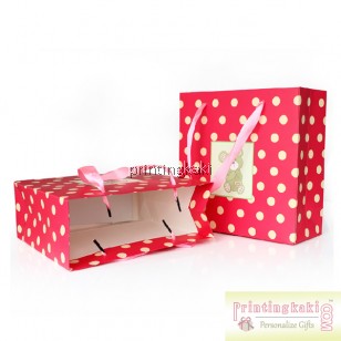 Paper Bag " Polka Bear Rope " ( DQ-512 )