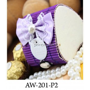 Favor Bamboo Box " Love Shape " ( AW-201 )