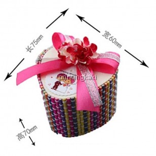 Favor Bamboo Box " Love Shape " ( AW-201 )