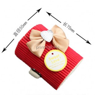 Favor Bamboo Box " Crystal Round " ( AW-202 )