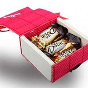 Favor Bamboo Box " Card Square " ( AW-204 )