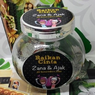 Favor Bottle " Pair Custom Tag " ( PK-301 )