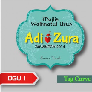 Favor Bottle " Pure Custom Tag " ( PK-302 )