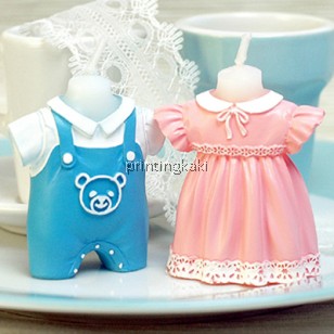 Favor Candle " Baby Boy Girl " ( PK-404 )