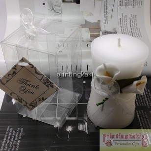 Favor Candle " Lily flower " ( PK-407 )