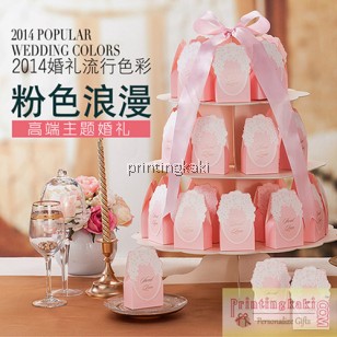 Favor Gift Box " Pink Moment " ( WM-044 )