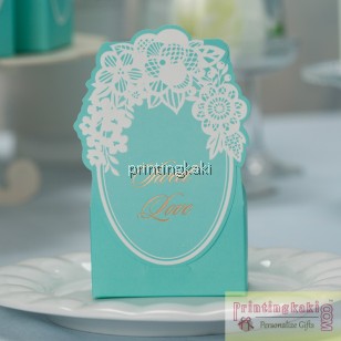 Favor Gift Box " Blue Moment " ( WM-046 )