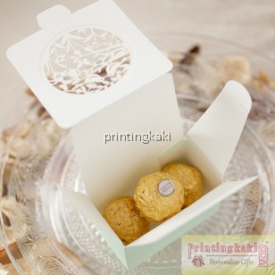 Favor Gift Box " Marriage Green " ( WM-048 )