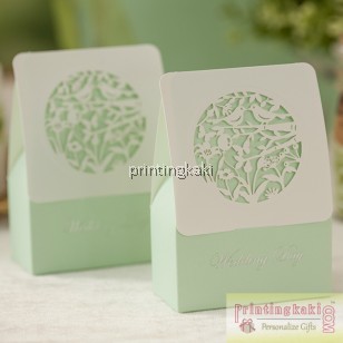 Favor Gift Box " Marriage Green " ( WM-048 )