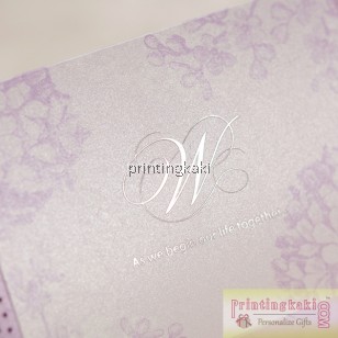 Favor Gift Box " Purple Roman " ( WM-049 )