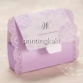 Favor Gift Box " Purple Roman " ( WM-049 )