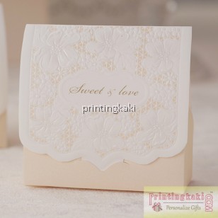 Favor Gift Box " White Champagne " ( WM-053 )