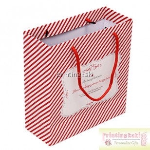 Paper Bag " Striped Portable " ( RD-524 ) Paper Bag " Striped Portable " ( RD-524 )