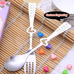 Favor Cutlery " Wanderlust Couple " ( PK-601 )