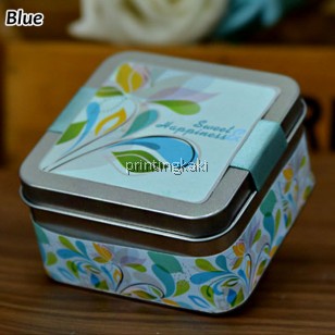Favor Tin Box " Square Cinderella " ( CD-101 )