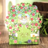 Favor Gift Box " Green Tree " ( WM-056 )